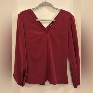Burgundy Express top - small